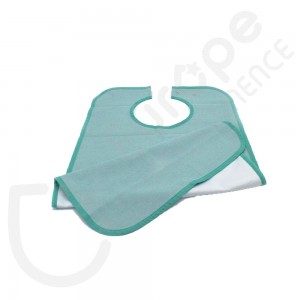 Babero impermeable y lavable en verde