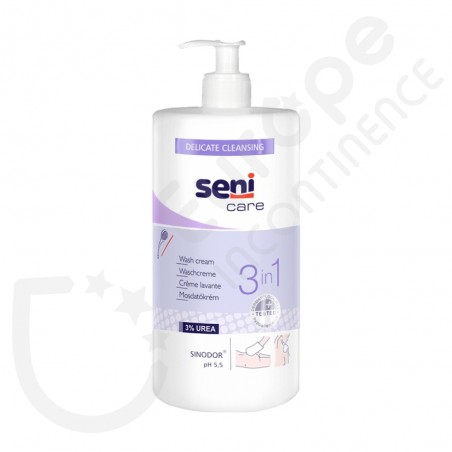 Seni Care Crema limpiadora 3 en 1 - 1000 ml