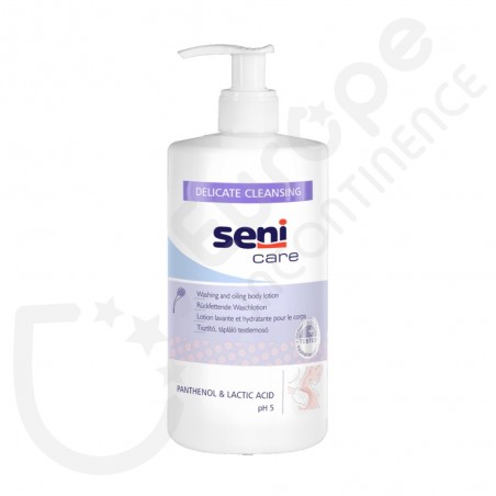 Seni Care Loción limpiadora e hidratante - 500 ml