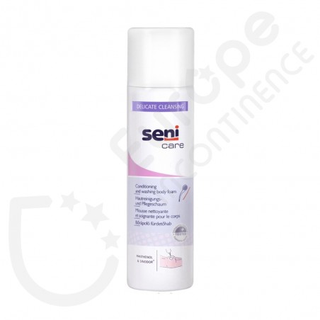 Seni Care Espuma de lavagem e hidratante - 500 ml