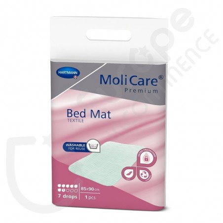 Molicare Bed Mat Textile 7 Drops - 85 x 90 cm