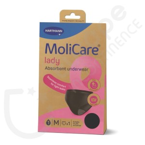 Molicare Lady Waschbare Aufsaugende Unterwäsche 1 Tropfen - MEDIUM