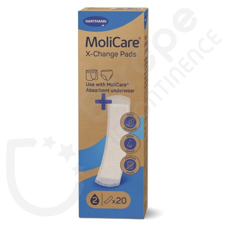 Molicare Pads for Molicare Absorbent Underwear 2 Drops